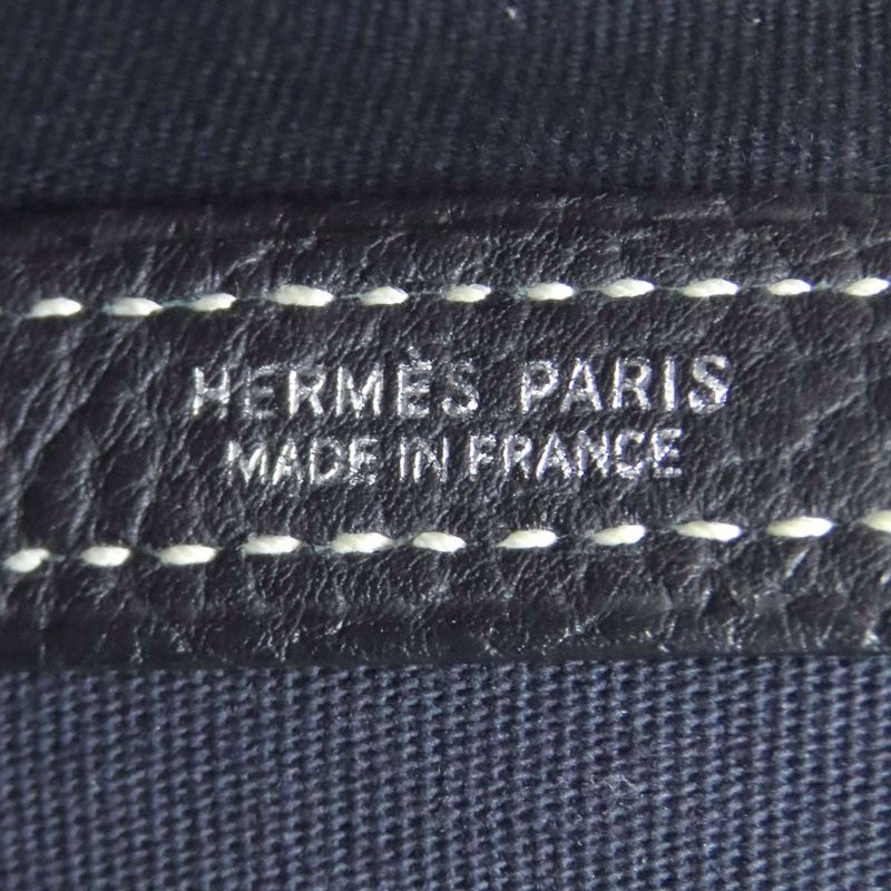 Hermes Garden Party TPM Silver World Festival Limited Tote Toile