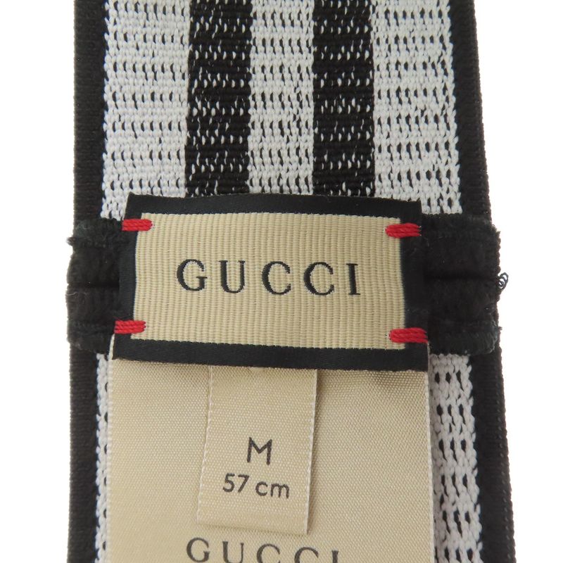 Gucci Interlocking Hair Polyester Black White