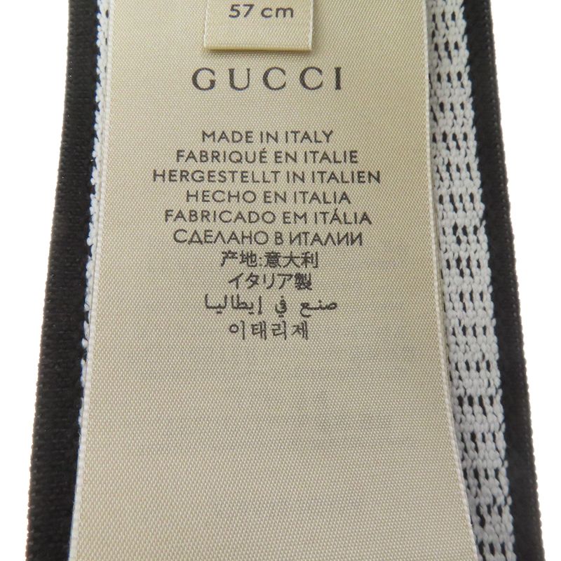 Gucci Interlocking Hair Polyester Black White