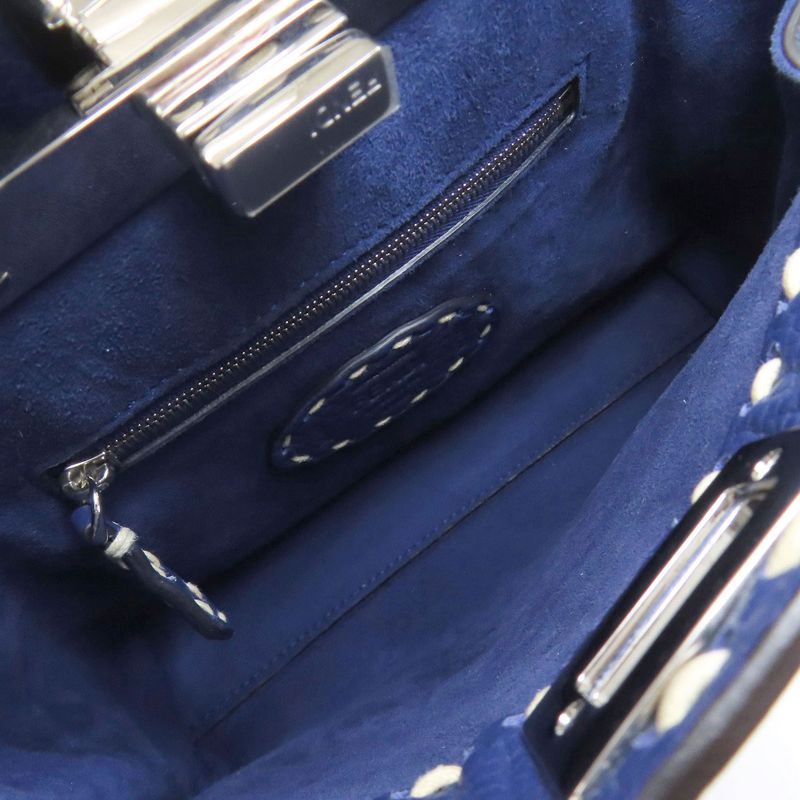 Fendi Peekaboo Mini Selleria 2-Way Handbag