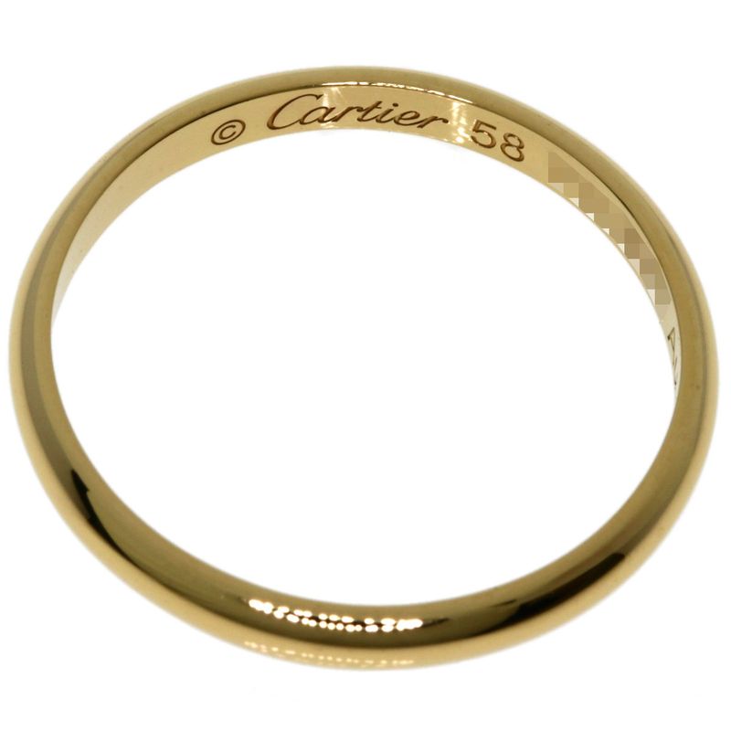 Cartier Wedding 58 Ring 18K Yellow Gold
