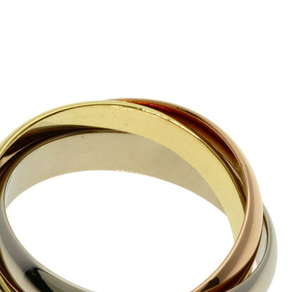 Cartier Trinity 49 Ring 18K Yellow Gold 18K White Pink