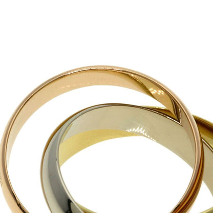 Cartier Trinity 49 Ring 18K Yellow Gold 18K White Pink