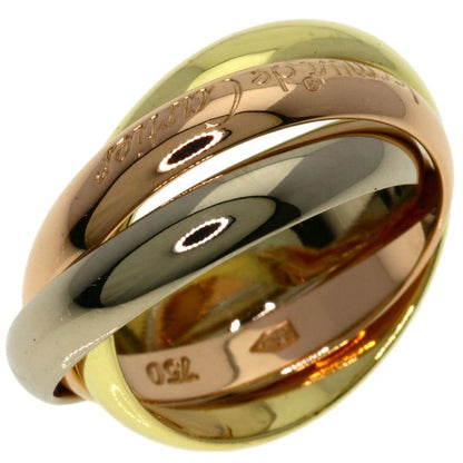 Cartier Trinity Ring 18K Yellow Gold 18K White Pink