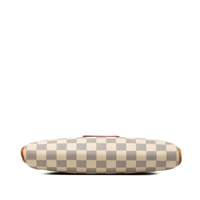 Louis Vuitton Damier Azur Chain Shoulder Bag White