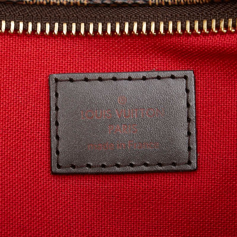 Louis Vuitton Damier Bloomsbury GM Crossbody Shoulder Bag Brown