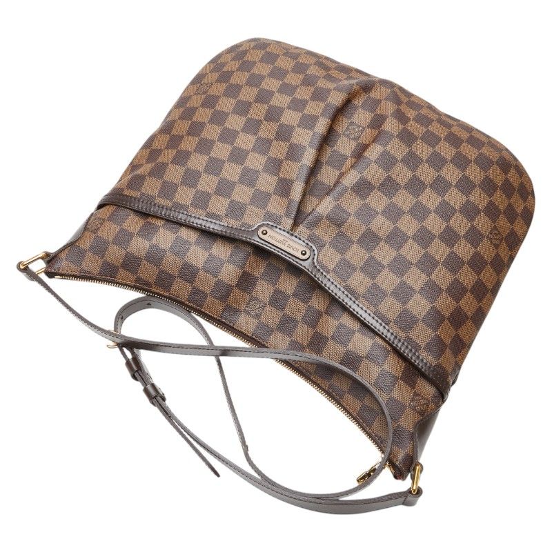Louis Vuitton Damier Bloomsbury GM Crossbody Shoulder Bag Brown