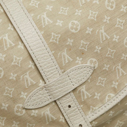 Louis Vuitton Monogram Mini Lin Saumur 30 Crossbody Shoulder Bag Dune Dune Off White