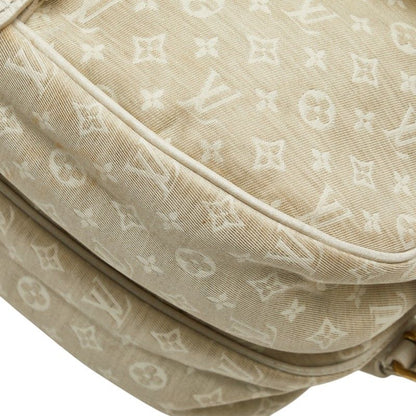 Louis Vuitton Monogram Mini Lin Saumur 30 Crossbody Shoulder Bag Dune Dune Off White