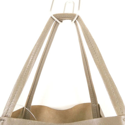 Celine Horizontal Cover Tote Leather Khaki Handbag