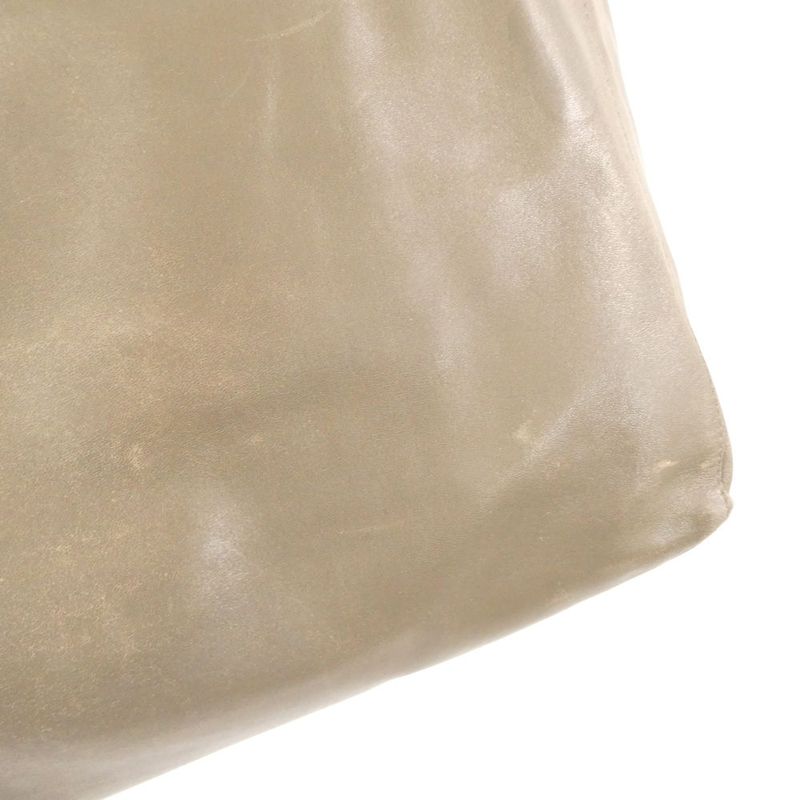 Celine Horizontal Cover Tote Leather Khaki Handbag