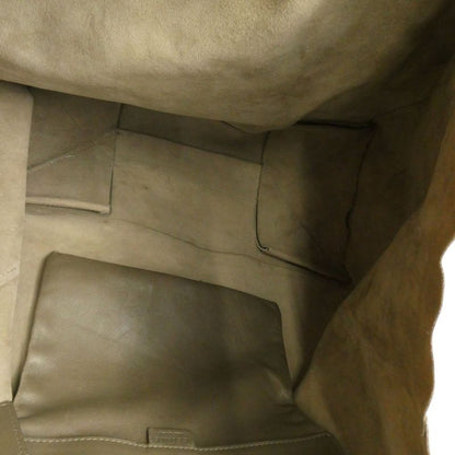 Celine Horizontal Cover Tote Leather Khaki Handbag