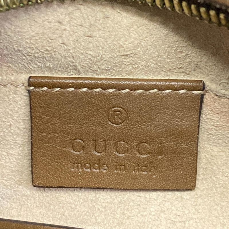 Gucci Shoulder Bag Veneer Collection Beige Brown Multi Chain X X Multi