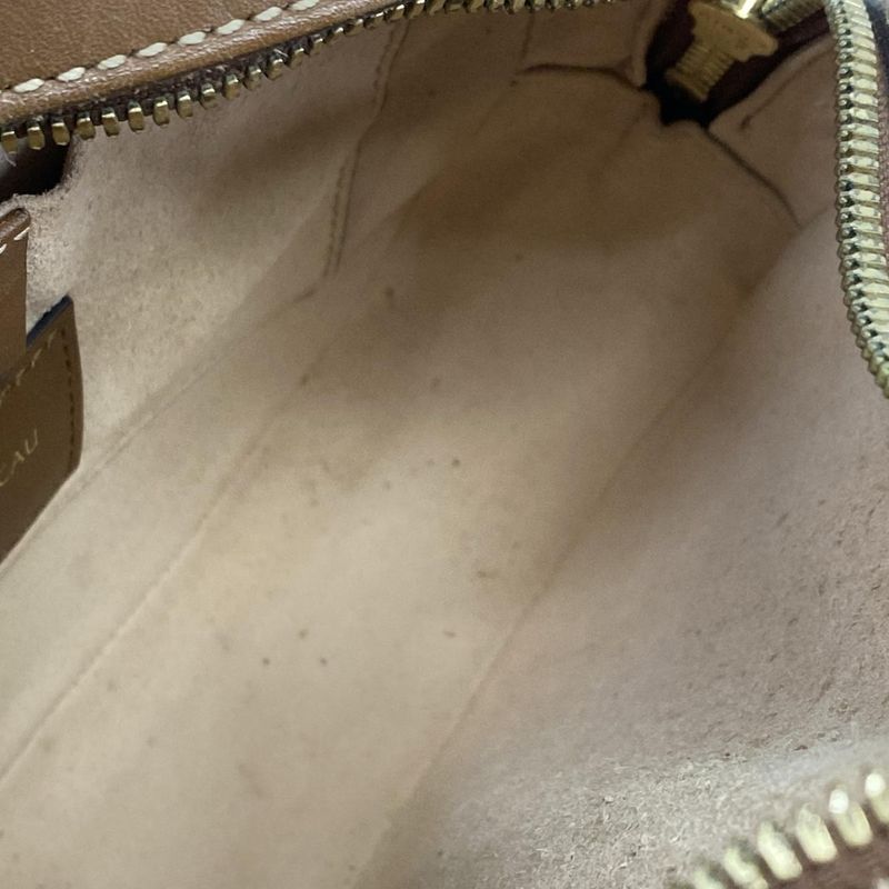 Gucci Shoulder Bag Veneer Collection Beige Brown Multi Chain X X Multi