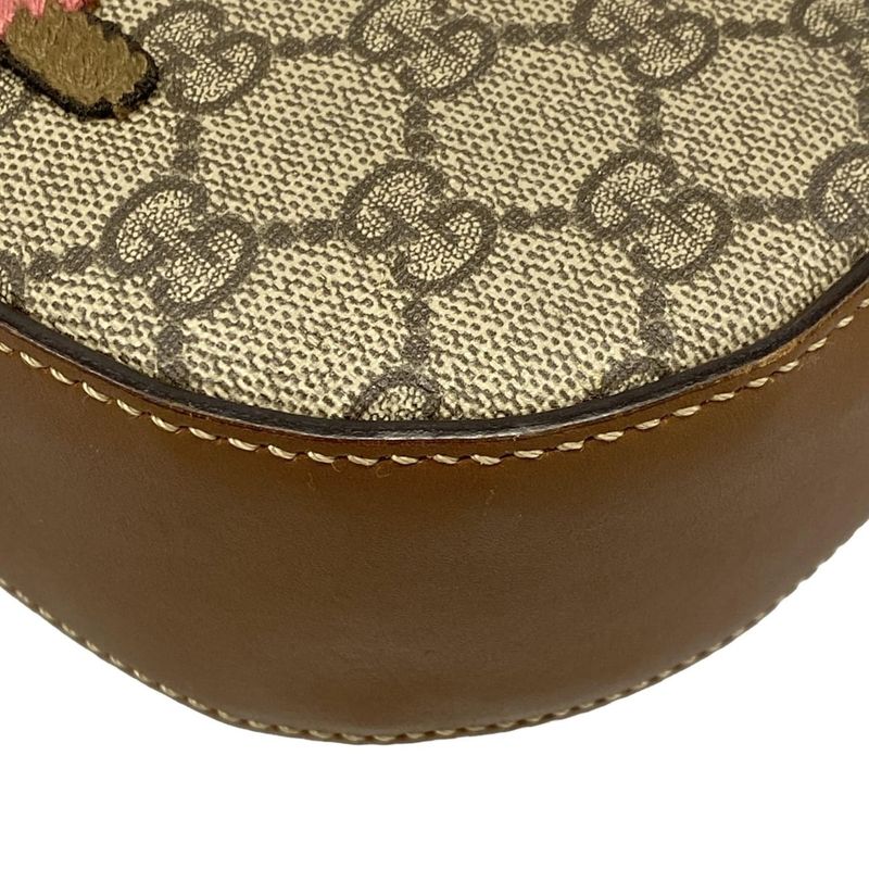 Gucci Shoulder Bag Veneer Collection Beige Brown Multi Chain X X Multi