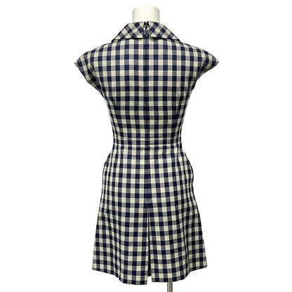 Dior Dress I 38 Navy Ivory Short X