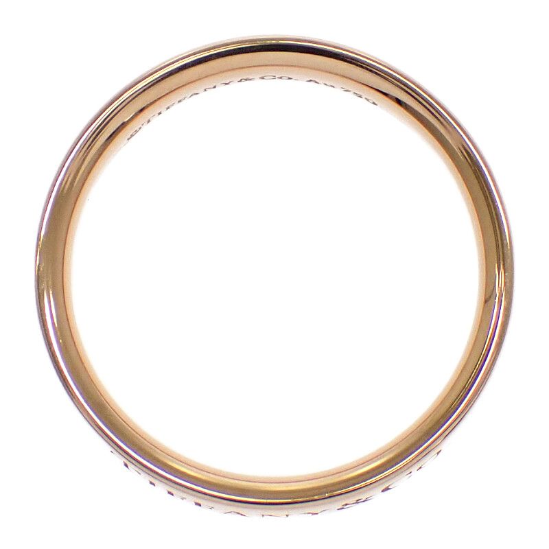 Tiffany & Co Flat Band Ring 18K Pink Gold