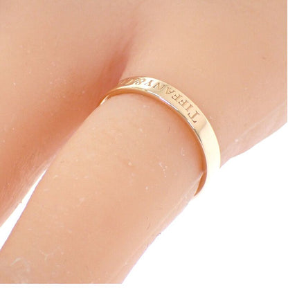 Tiffany & Co Flat Band Ring 18K Pink Gold
