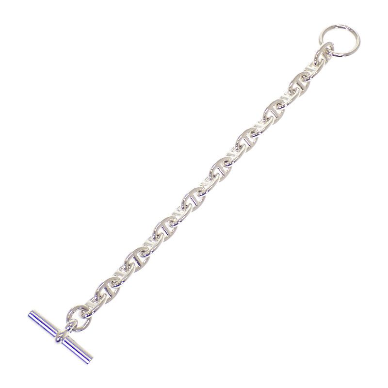 Hermes Chaine D'ancre PM 18 Links Bracelet Silver
