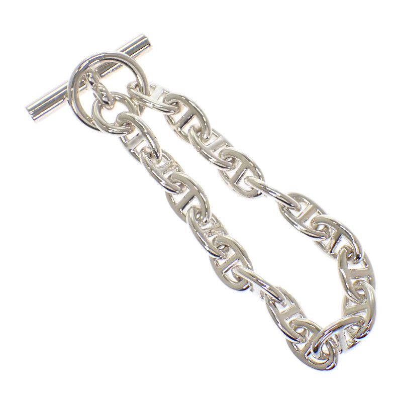 Hermes Chaine D'ancre PM 18 Links Bracelet Silver
