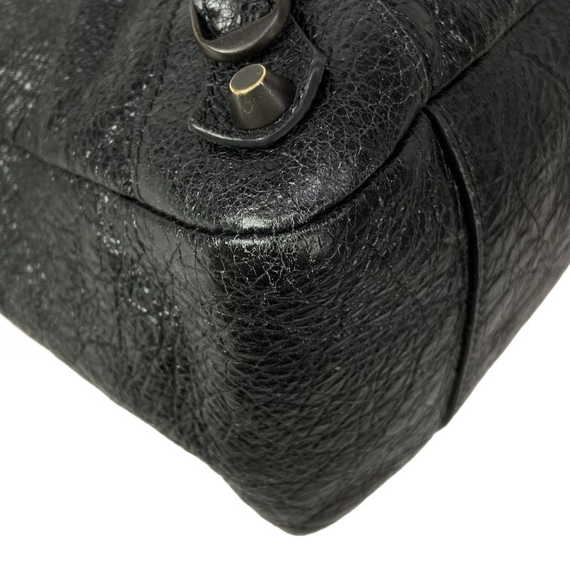 Balenciaga Handbag le City Moto Black Leather