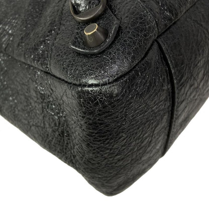 Balenciaga Handbag le City Moto Black Leather