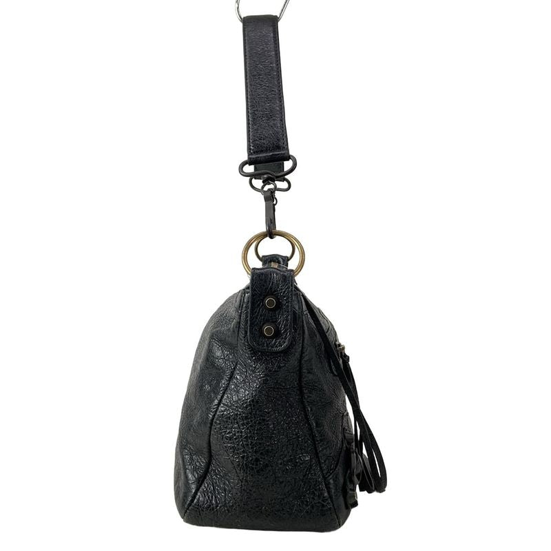 Balenciaga Handbag le City Moto Black Leather