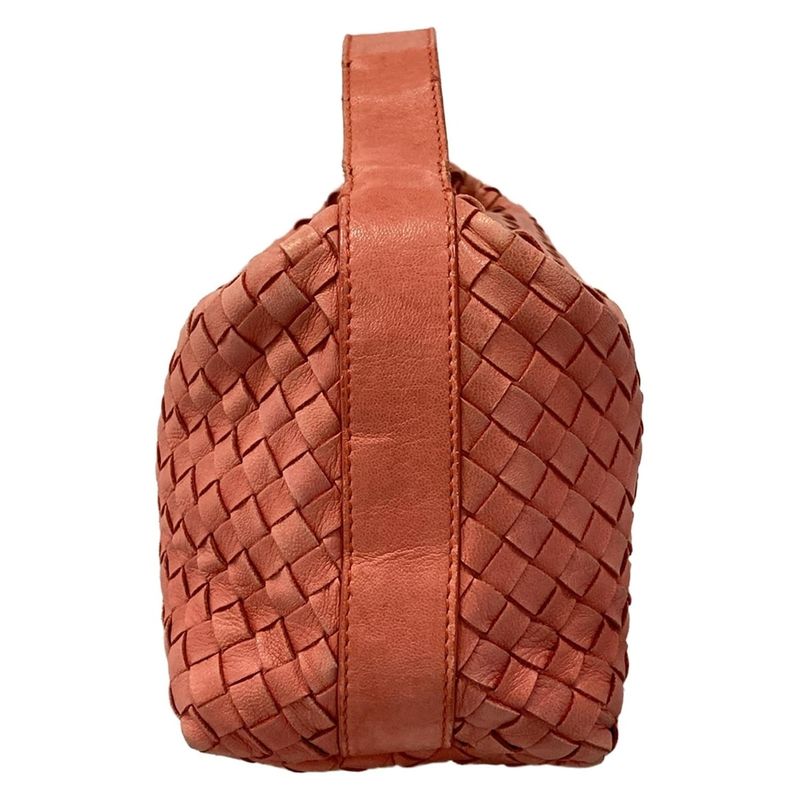 Bottega Veneta Handbag Intrecciato Pink Leather