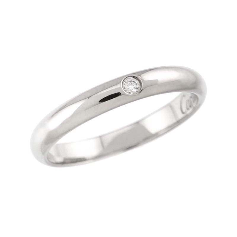 Cartier Classic 46 Ring Diamond Pt Width Platinum