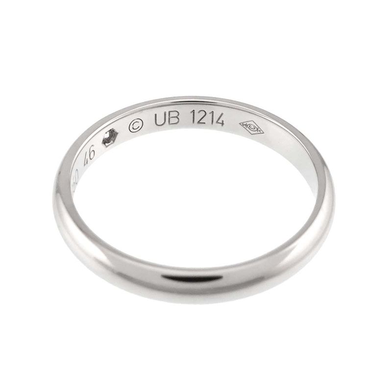 Cartier Classic 46 Ring Diamond Pt Width Platinum