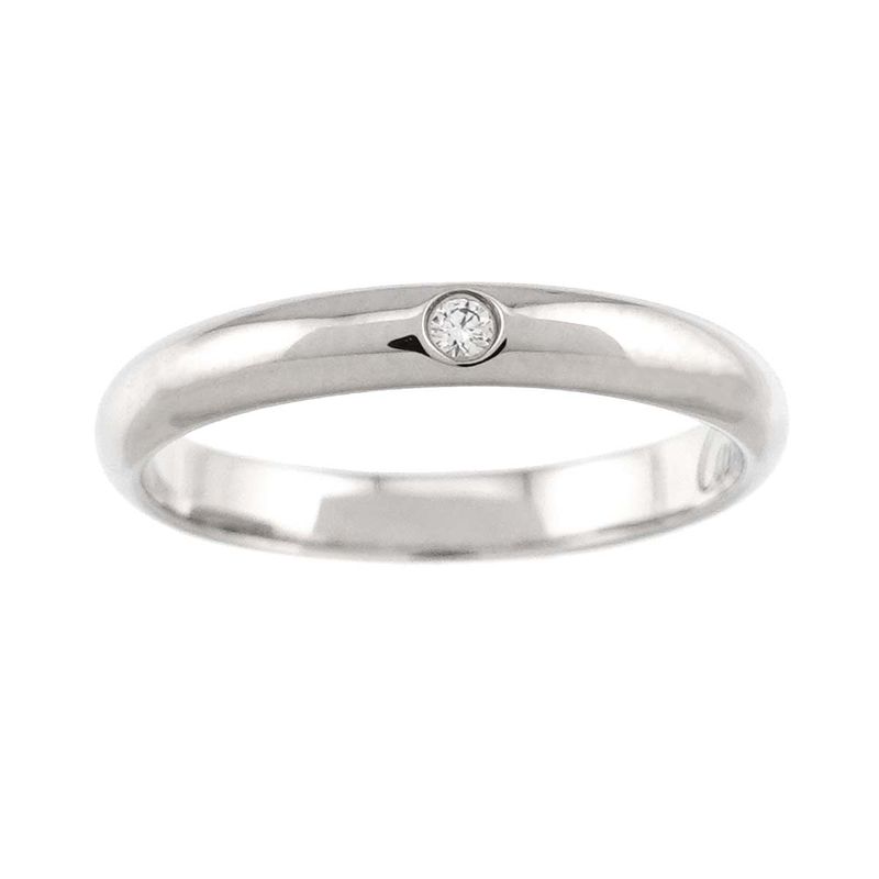 Cartier Classic 46 Ring Diamond Pt Width Platinum