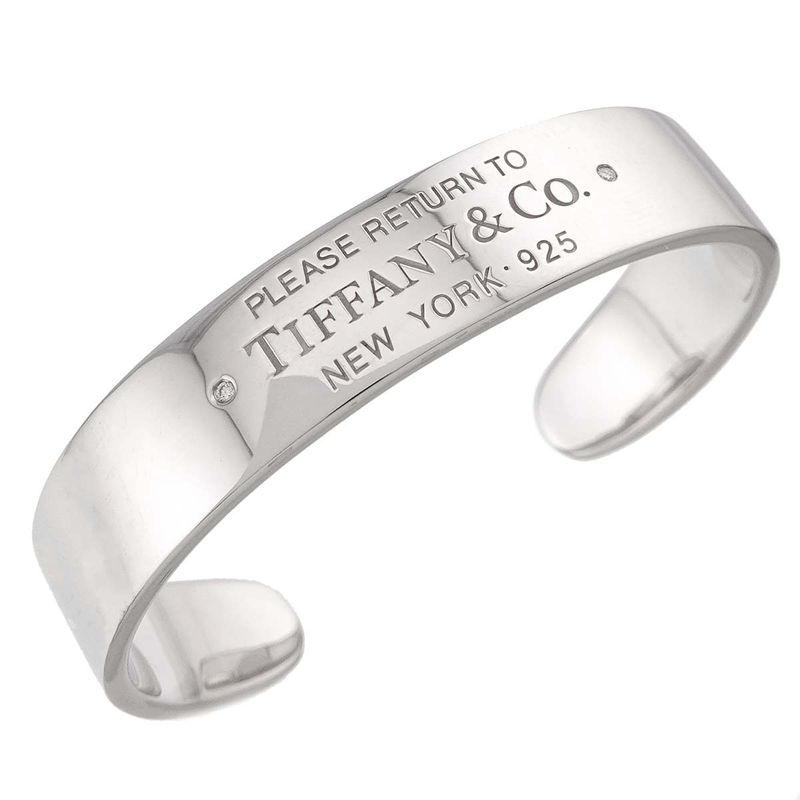 Tiffany & Co Return to Narrow Calf Diamond Bracelet