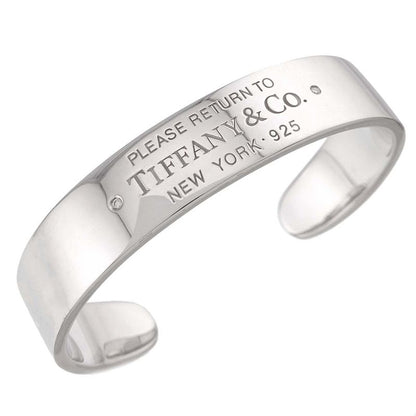 Tiffany & Co Return to Narrow Calf Diamond Bracelet