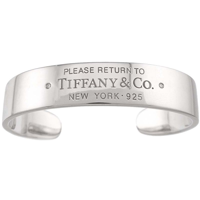 Tiffany & Co Return to Narrow Calf Diamond Bracelet