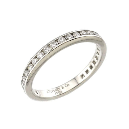 Tiffany & Co Half Circle Channel Setting Ring Diamond Pt