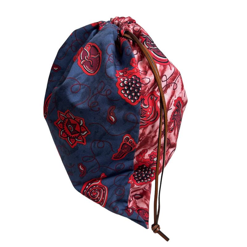 Loewe Drawstring Pouch Paula's Ibiza Ethnic Asian Textile Resort Hippie