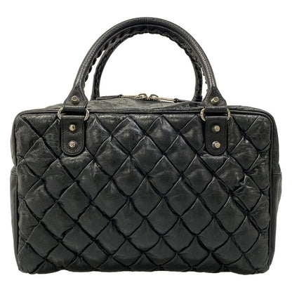 Balenciaga Handbag the Matelasse Black Leather