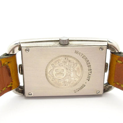 Hermes Watch Nantucket SS Leather S Ivory