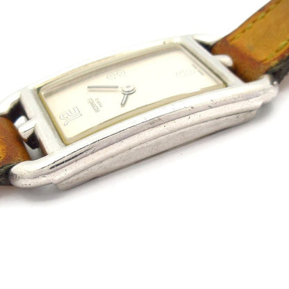 Hermes Watch Nantucket SS Leather S Ivory