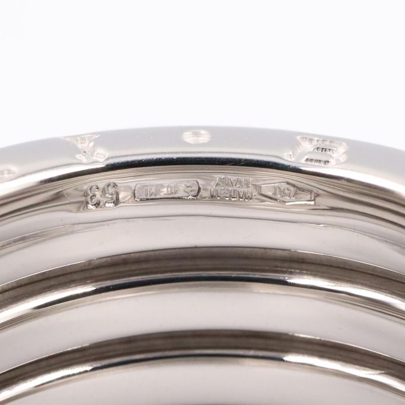 Bvlgari Ring B-zero One Band 18K White Gold