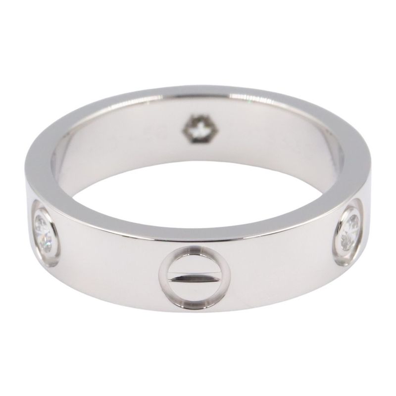 Cartier Ring Love 18K White Gold Diamond