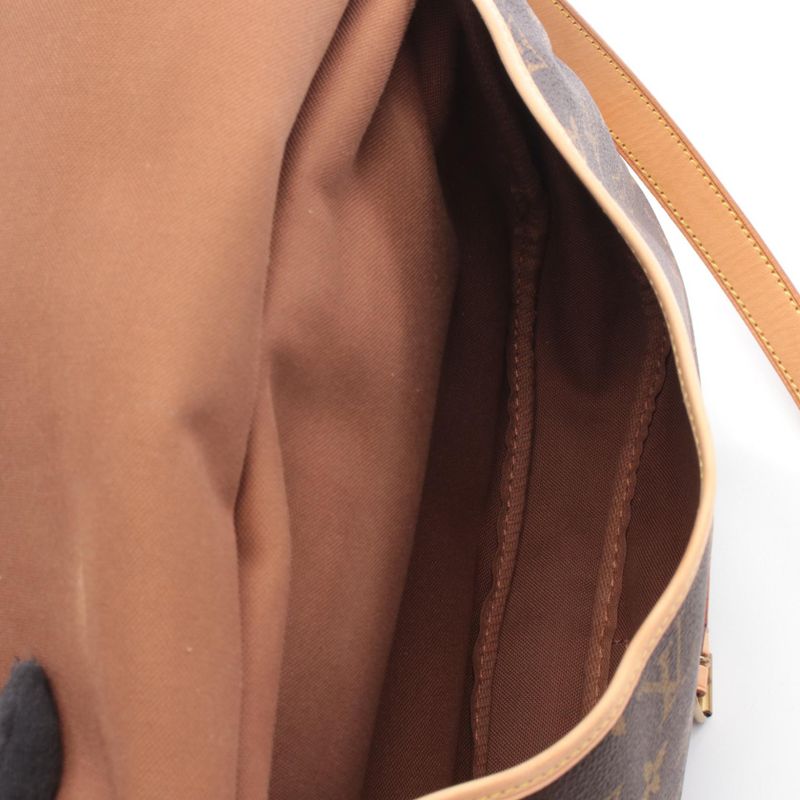 Louis Vuitton Shoulder Bag Saumur 30 Canvas Leather