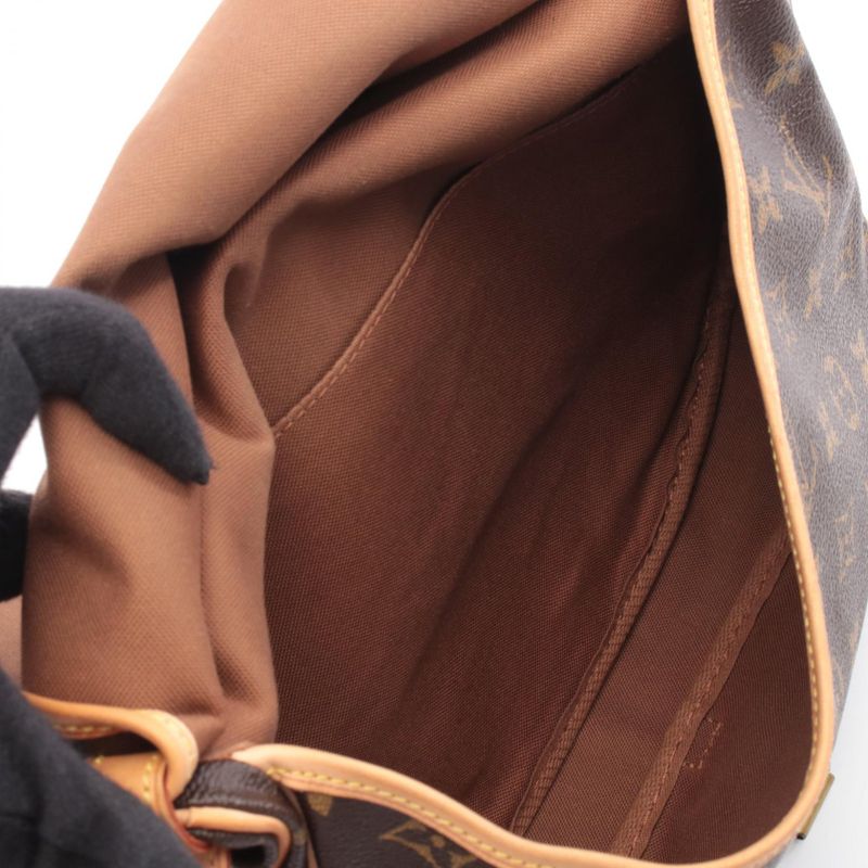 Louis Vuitton Shoulder Bag Saumur 30 Canvas Leather