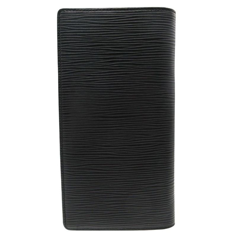 Louis Vuitton Epi Portefeuille Brother Wallet Noir Black