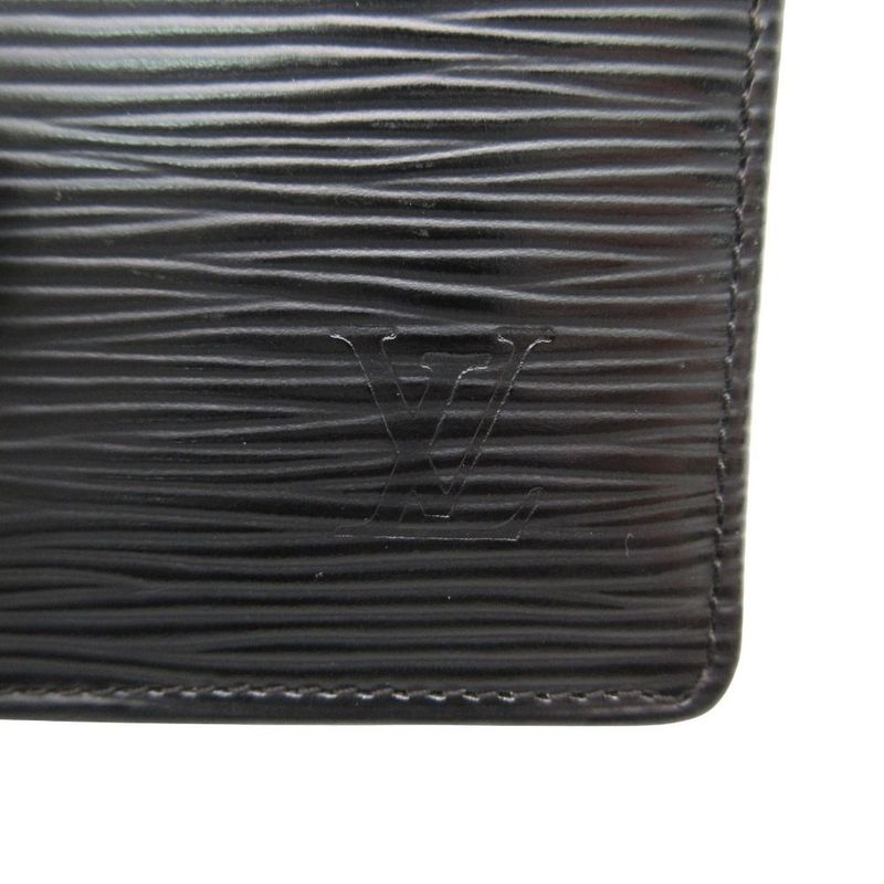 Louis Vuitton Epi Portefeuille Brother Wallet Noir Black