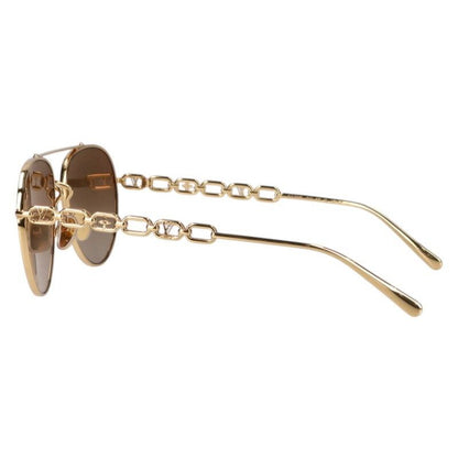 Louis Vuitton Sunglasses My LV Chain Pilot Metal Frame Double Bridge