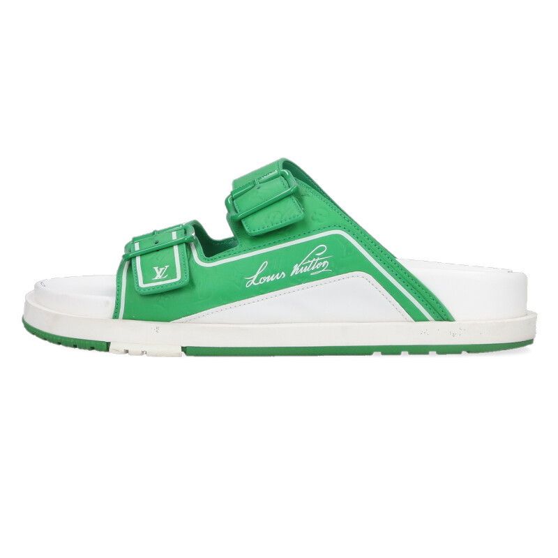 Louis Vuitton LV Trainer Sneaker Green White