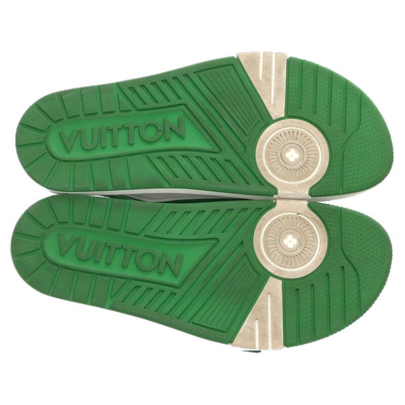 Louis Vuitton LV Trainer Sneaker Green White
