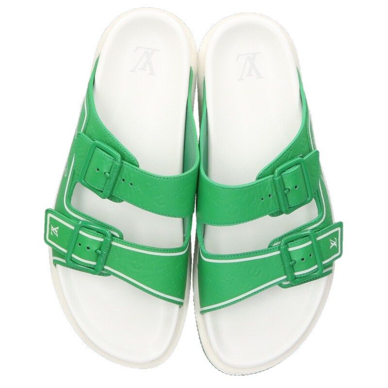 Louis Vuitton LV Trainer Sneaker Green White