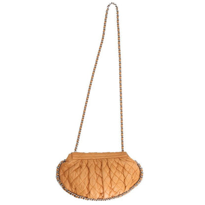 Chanel Chain Around Shoulder Bag Brown Tone